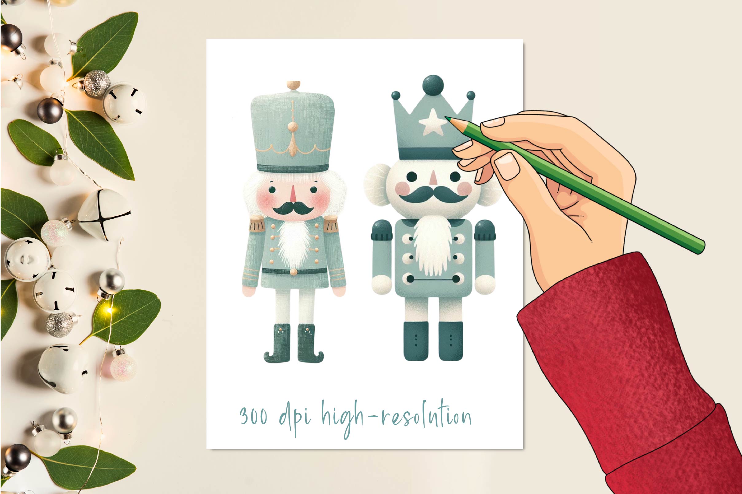 Christmas Nutcracker Clipart Bundle