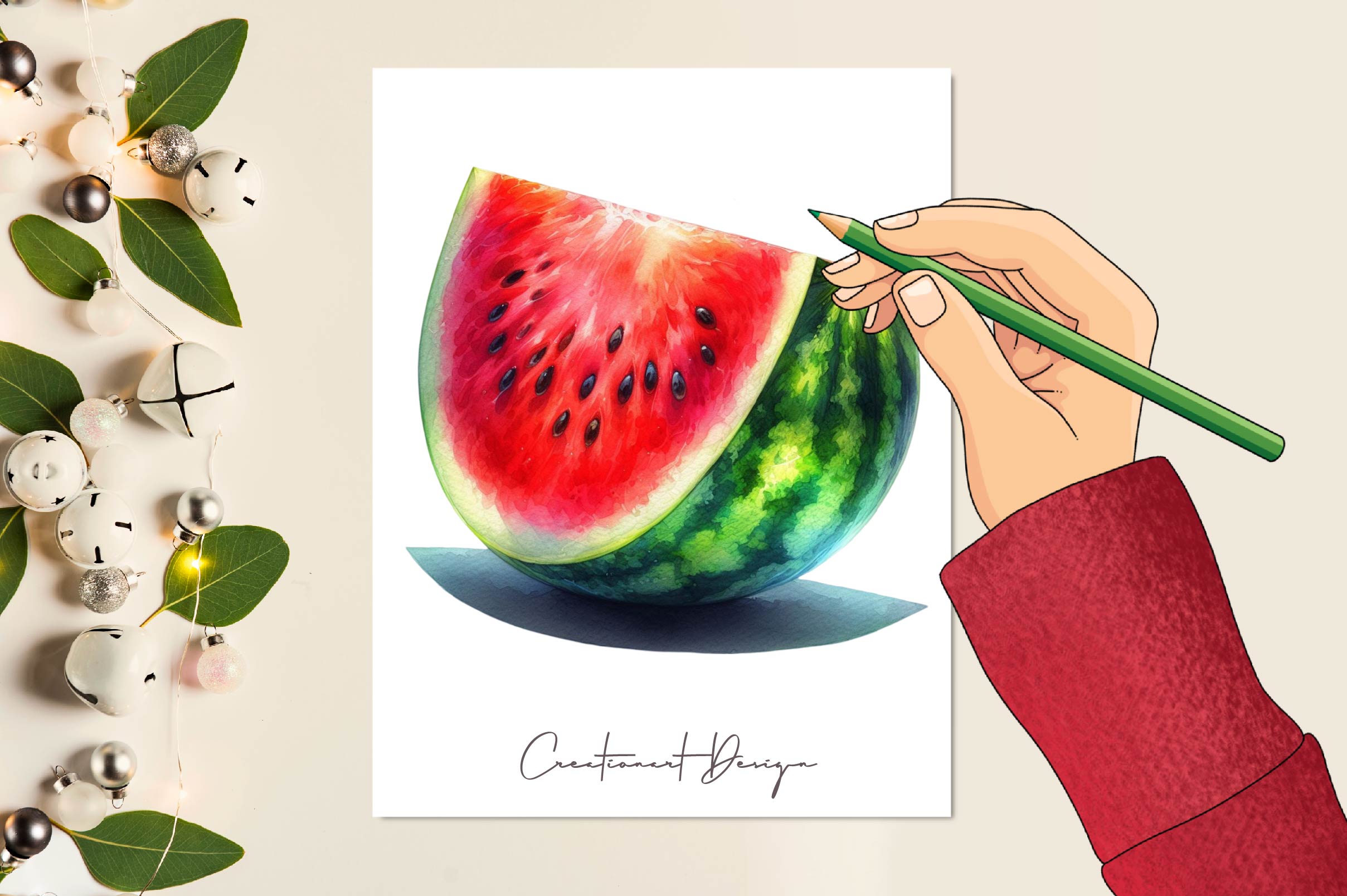 Watermelons Clipart Bundle