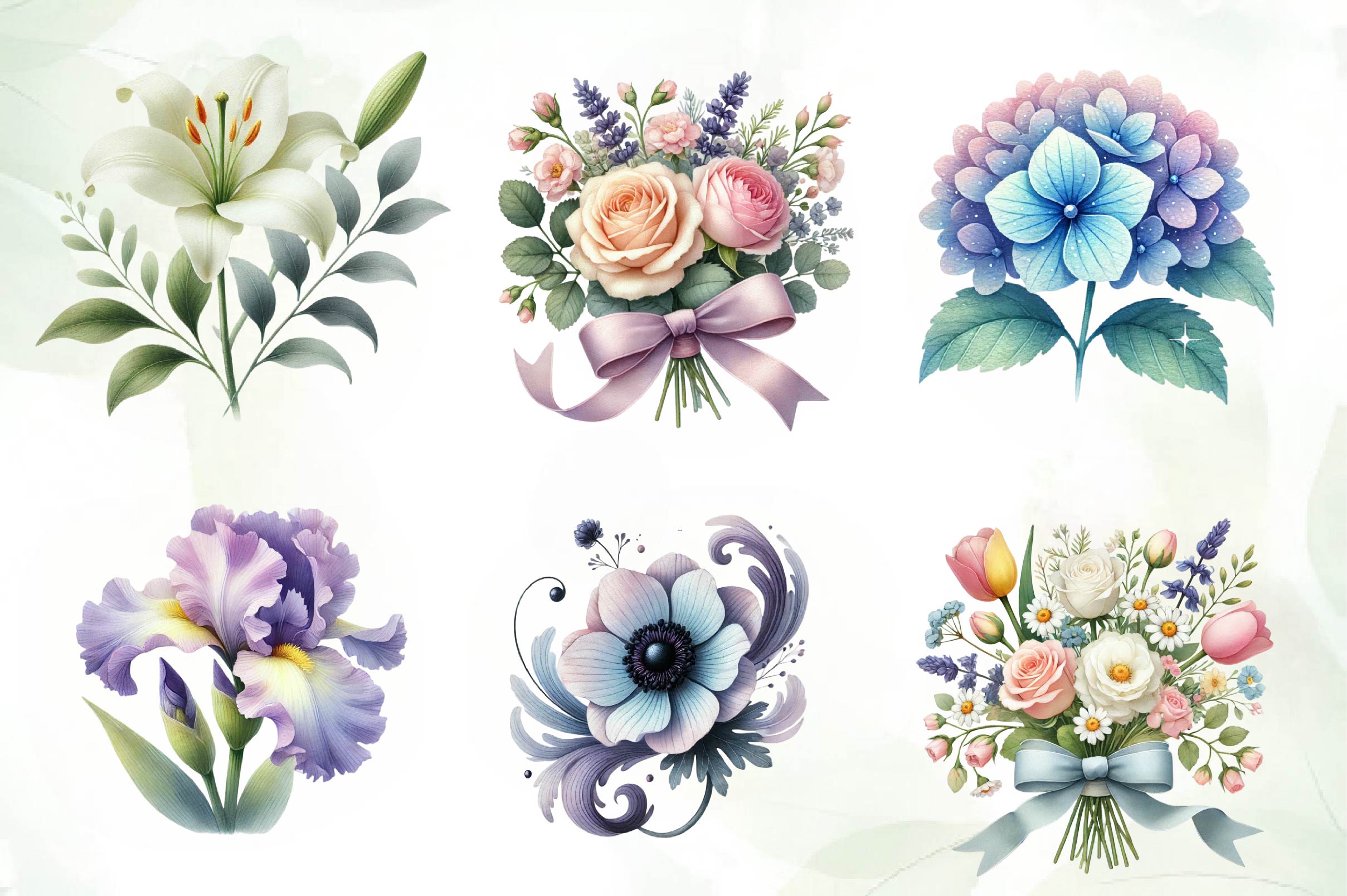 Retro Easter Day Nurse Clipart Bundle