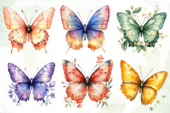 Spring Butterfly Clipart Bundle - CraftNest - Digital Crafting and Art