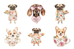Whimsical Dog Mother Clipart - CraftNest - Digital Crafting and Art