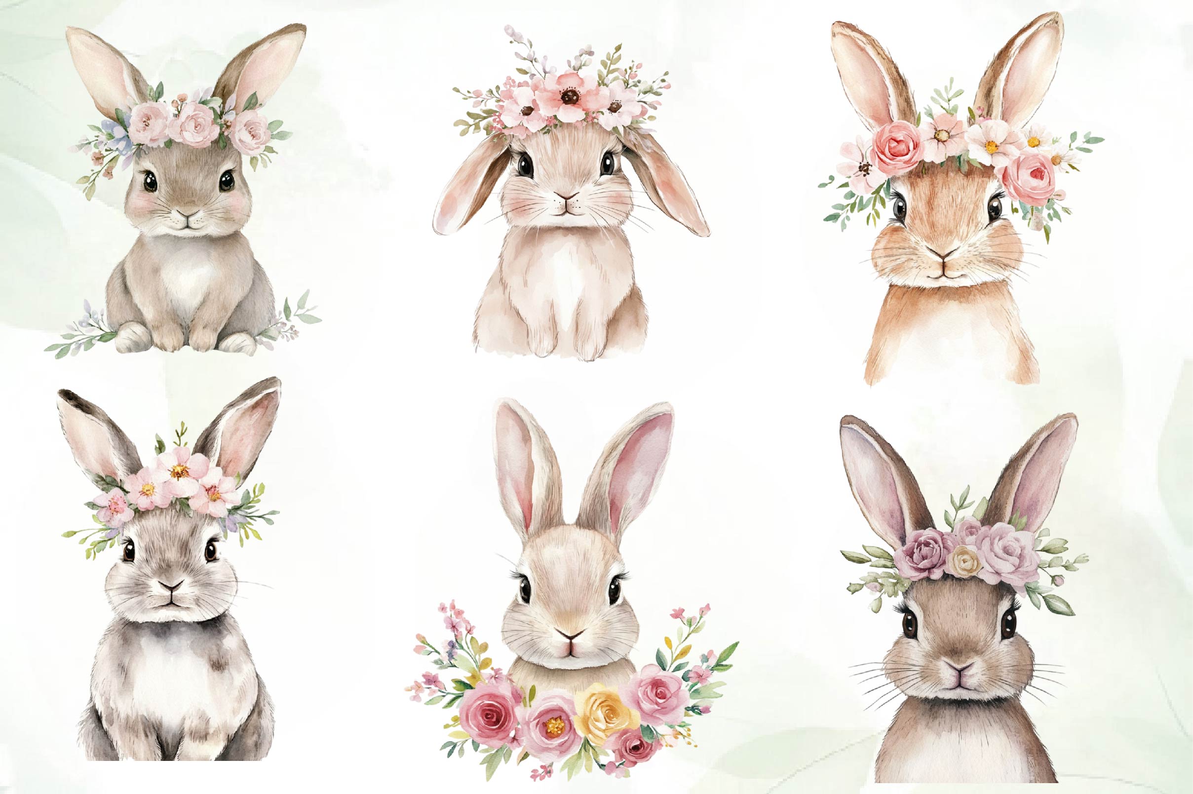 Easter Bunny Easter Clipart Bundle 1