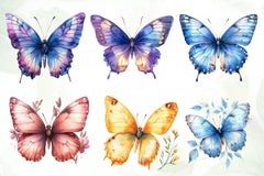 Spring Butterfly Clipart Bundle - CraftNest - Digital Crafting and Art