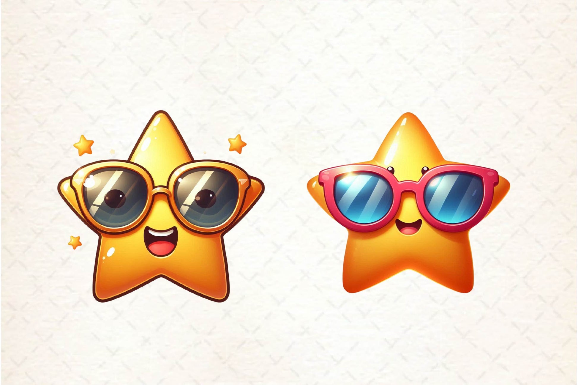 Kawaii Star Clipart Bundle - CraftNest - Digital Crafting and Art