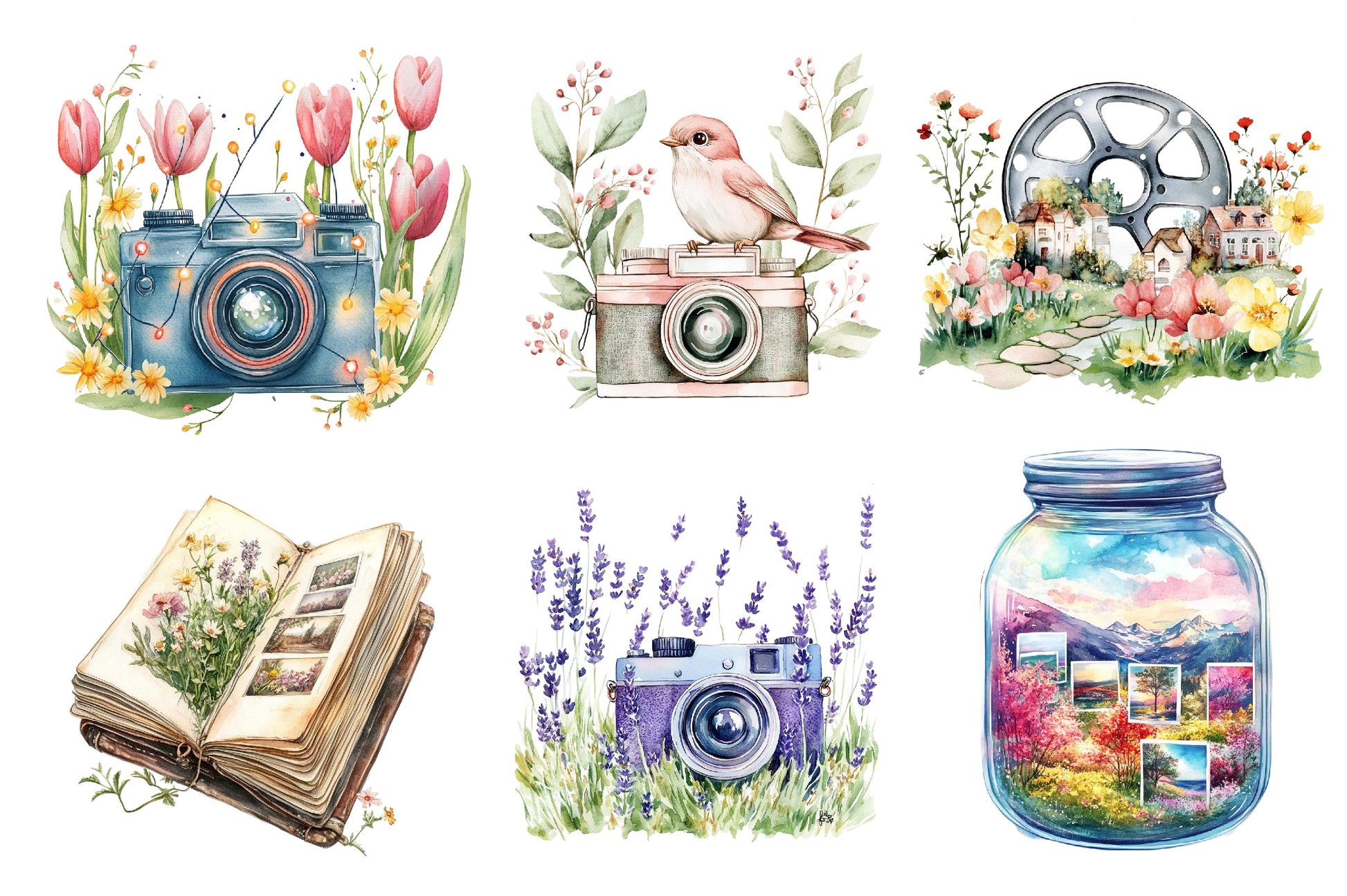 Spring Day Photography Clipart Bundle - CraftNest - Digital Crafting and Art