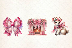 Coquette Christmas Clipart Bundle - CraftNest - Digital Crafting and Art