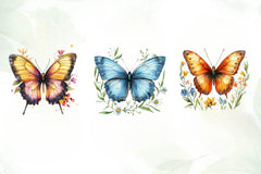 Spring Butterfly Clipart Bundle - CraftNest - Digital Crafting and Art