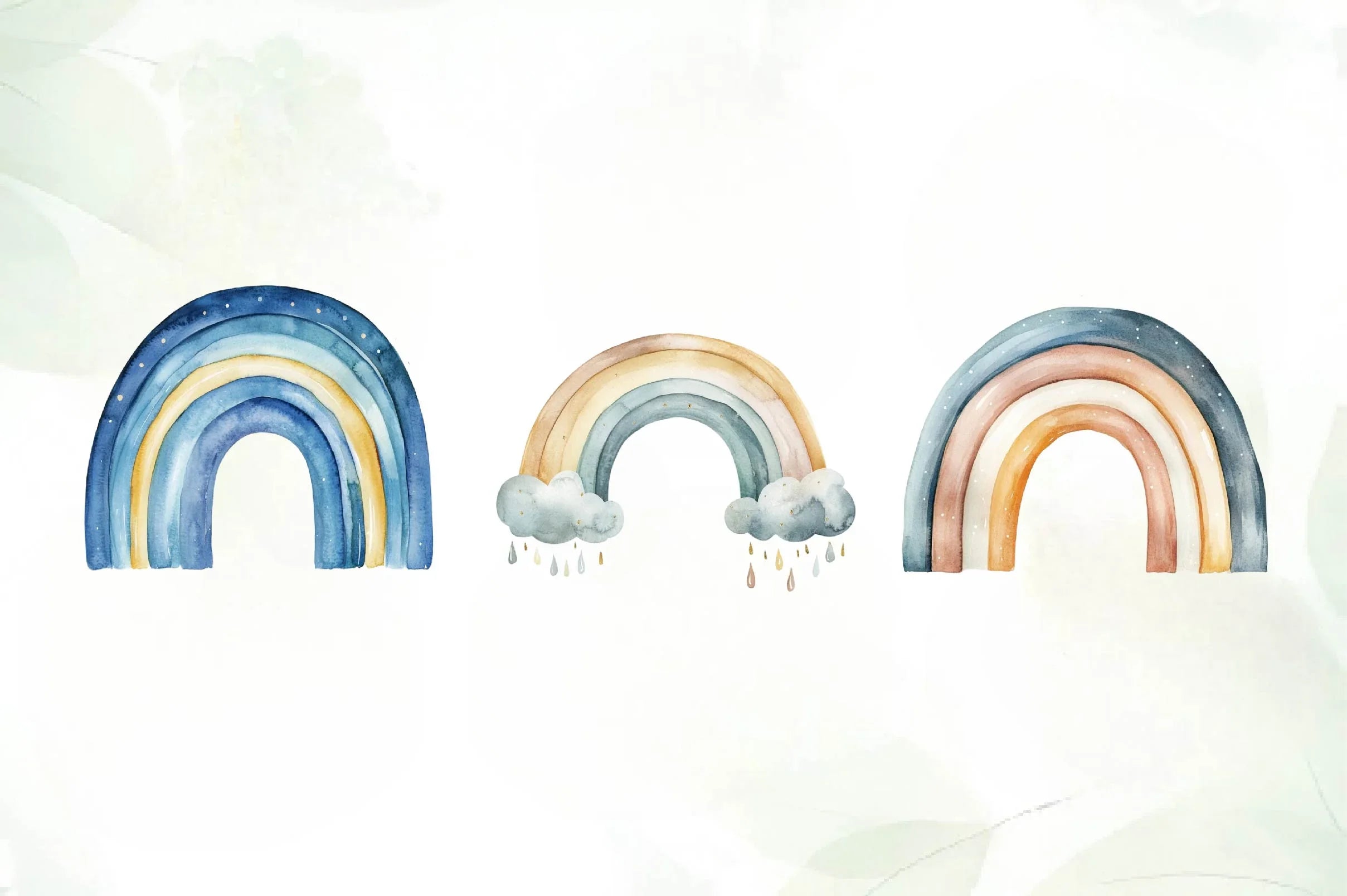 Boho Rainbow Clipart Bundle - CraftNest - Digital Crafting and Art