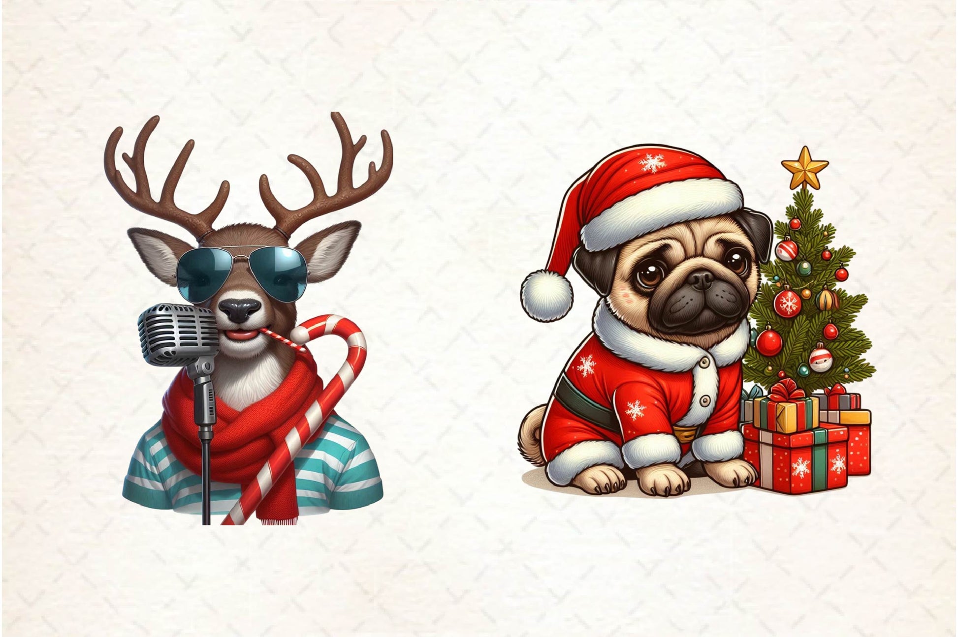 Funny Christmas Clipart Bundle - CraftNest - Digital Crafting and Art