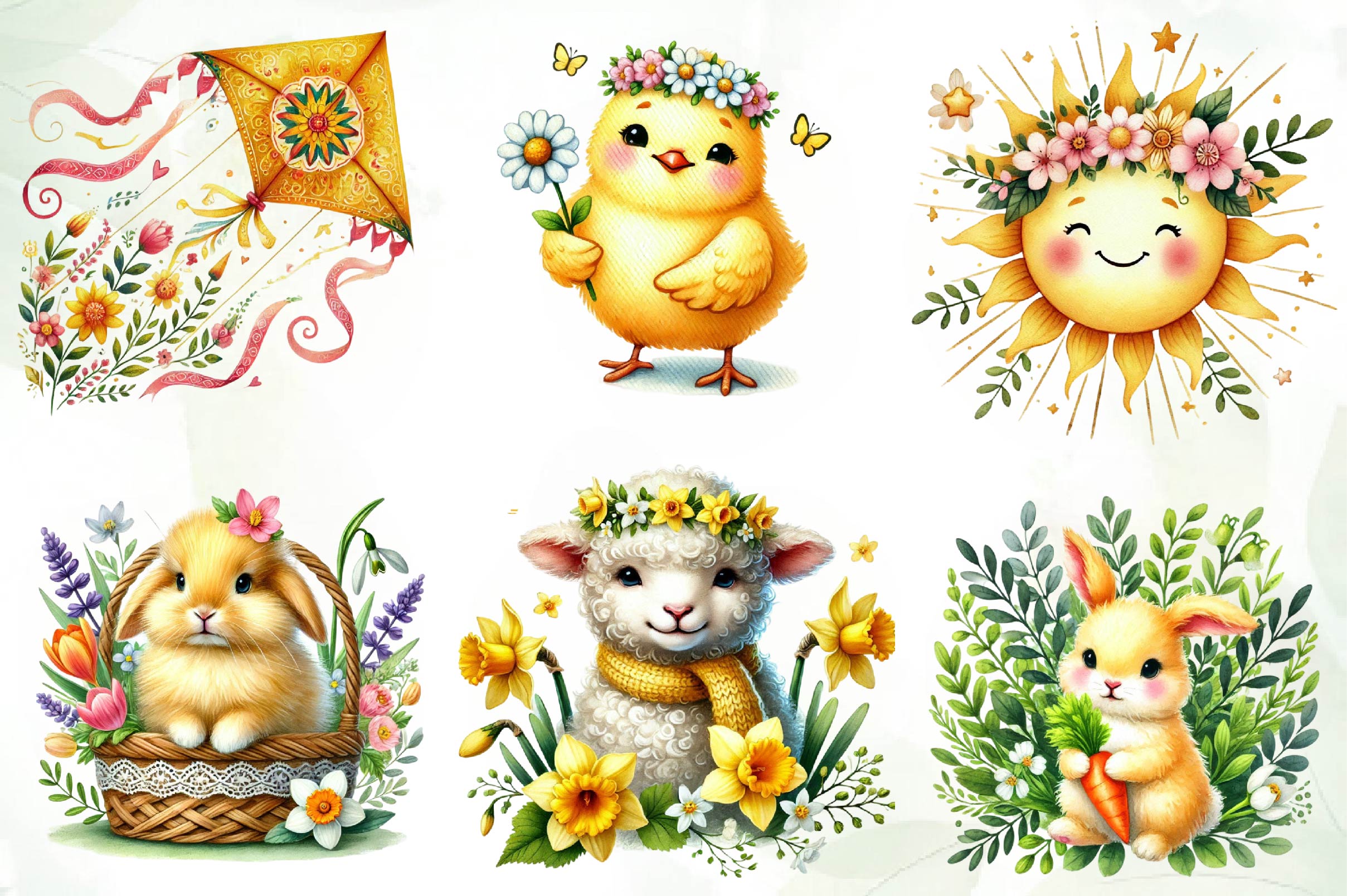Spring Clipart Bundle - CraftNest - Digital Crafting and Art
