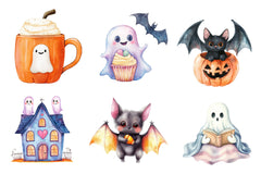 Cute Halloween Clipart Bundle 1 - CraftNest - Digital Crafting and Art