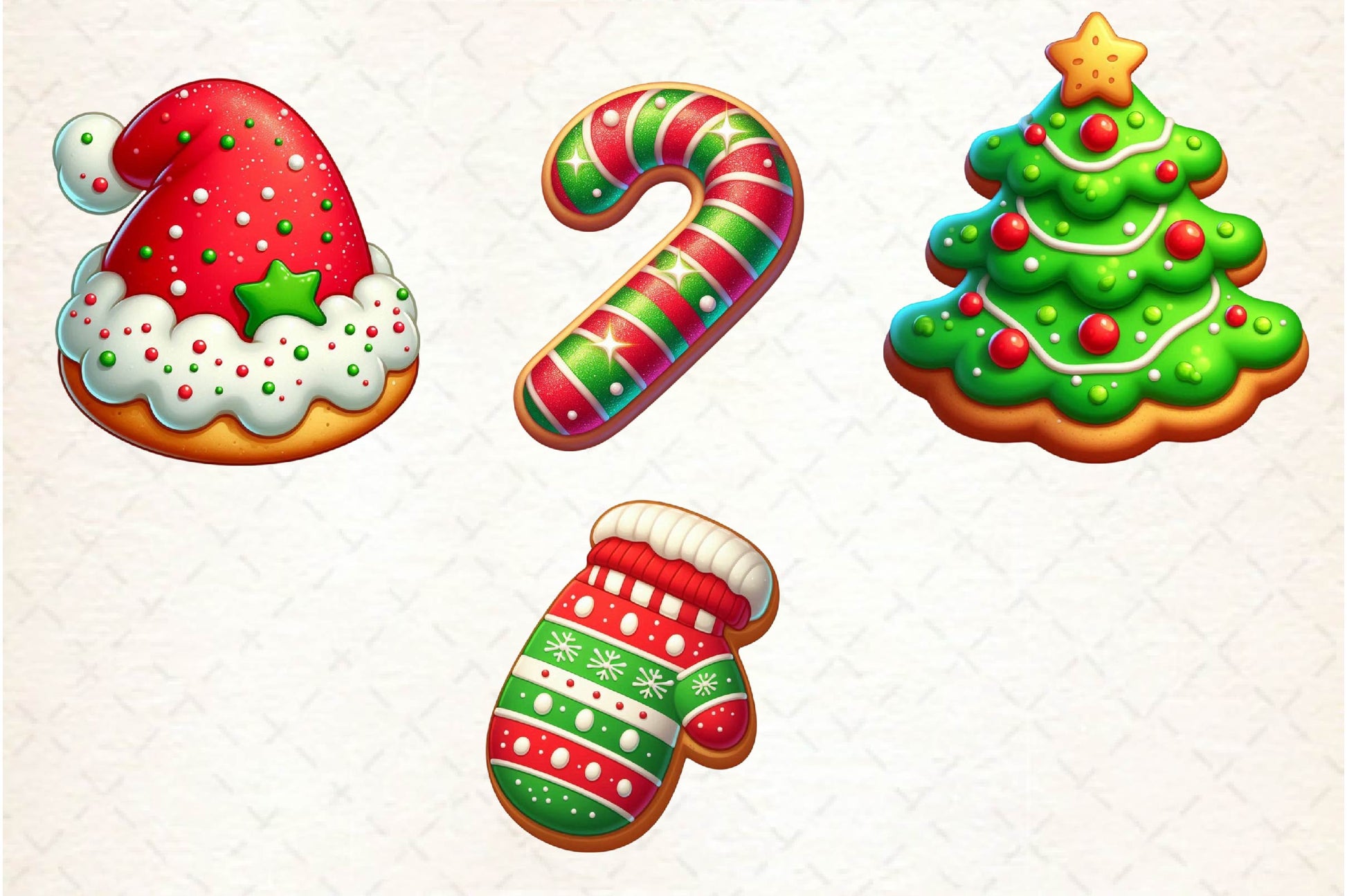 Christmas Cookies Clipart Bundle - CraftNest - Digital Crafting and Art