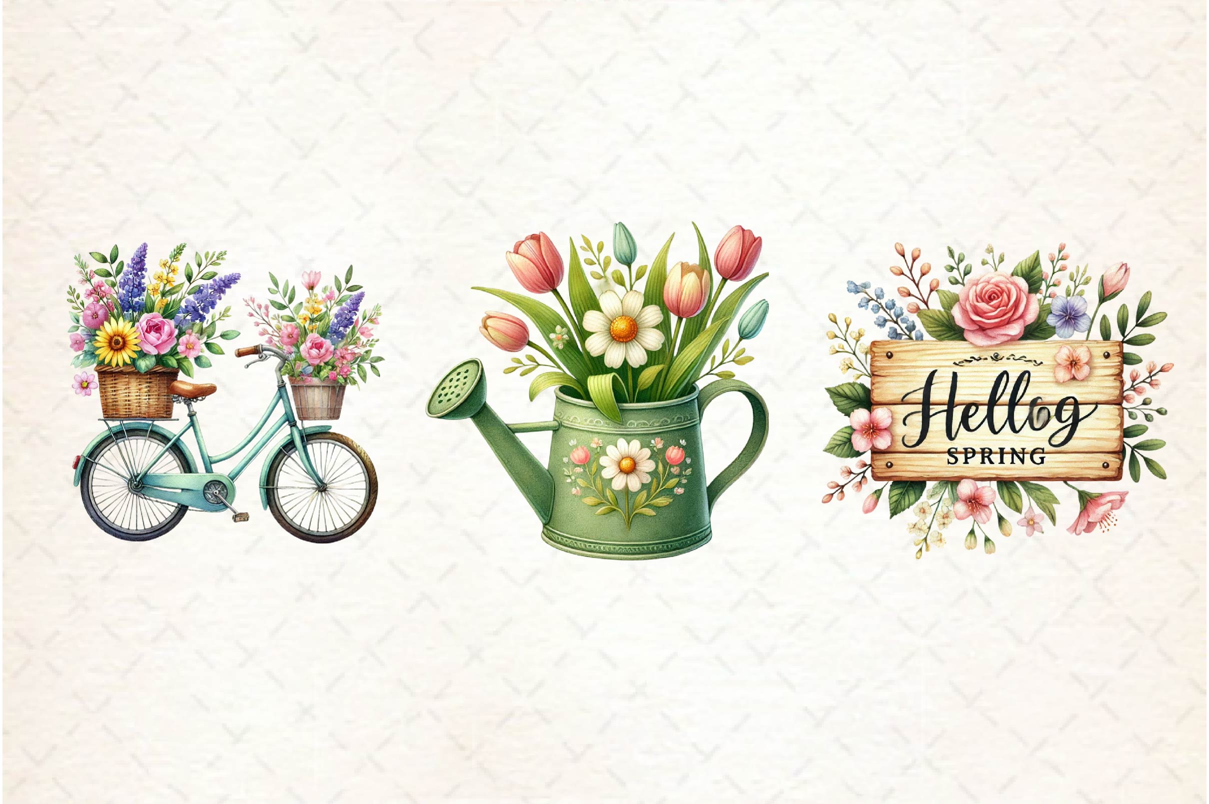 Spring Clipart Bundle 1 - CraftNest - Digital Crafting and Art