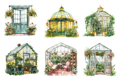 Spring Greenhouse Clipart Bundle - CraftNest - Digital Crafting and Art