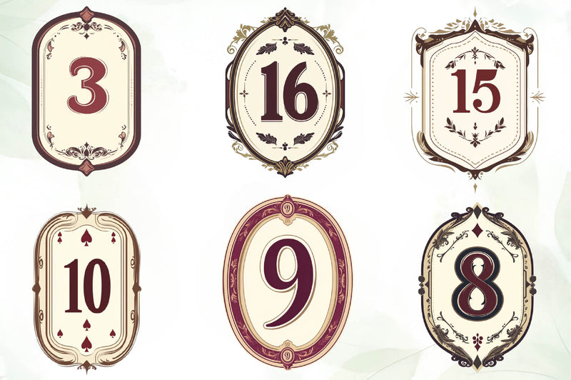 Vintage Christmas Advent Calendar Clipart Bundle - CraftNest - Digital Crafting and Art