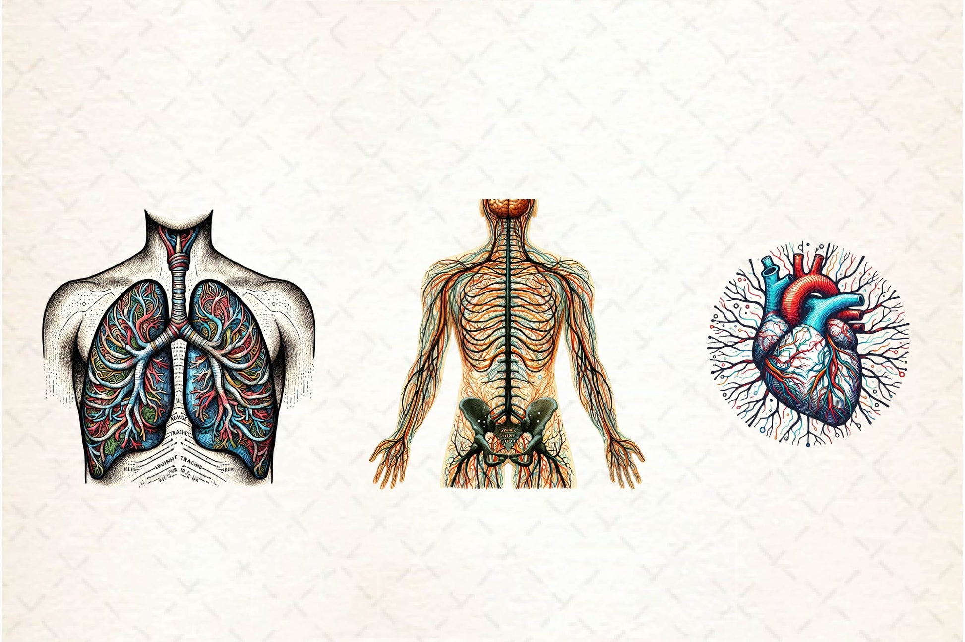 Antique Anatomy Overlays Clipart Bundle - CraftNest - Digital Crafting and Art