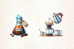 Making Coffee Clipart Bundle - CraftNest - Digital Crafting and Art