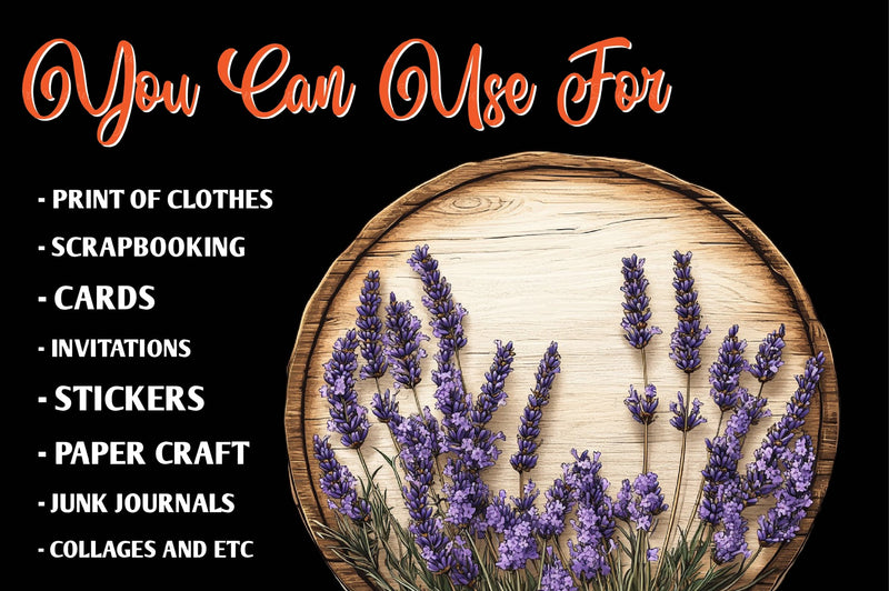 Summer Empty Sign & Wildflowers Clipart Bundle - CraftNest - Digital Crafting and Art