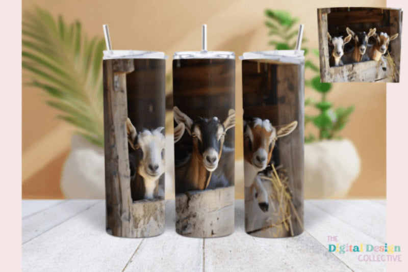 Goat Tumbler Wrap Bundle - CraftNest - Digital Crafting and Art