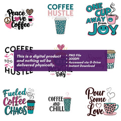 Peace Love Coffee Clipart - CraftNest - Digital Crafting and Art