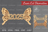 Butterfly Laser Cut Decoration Clipart Bundle