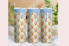 Pink Cow Glitter Tumbler Wrap Bundle - CraftNest - Digital Crafting and Art