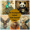 Steampunk Animals Junk Journal Pages