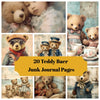 Teddy Bear Junk Journal Pages
