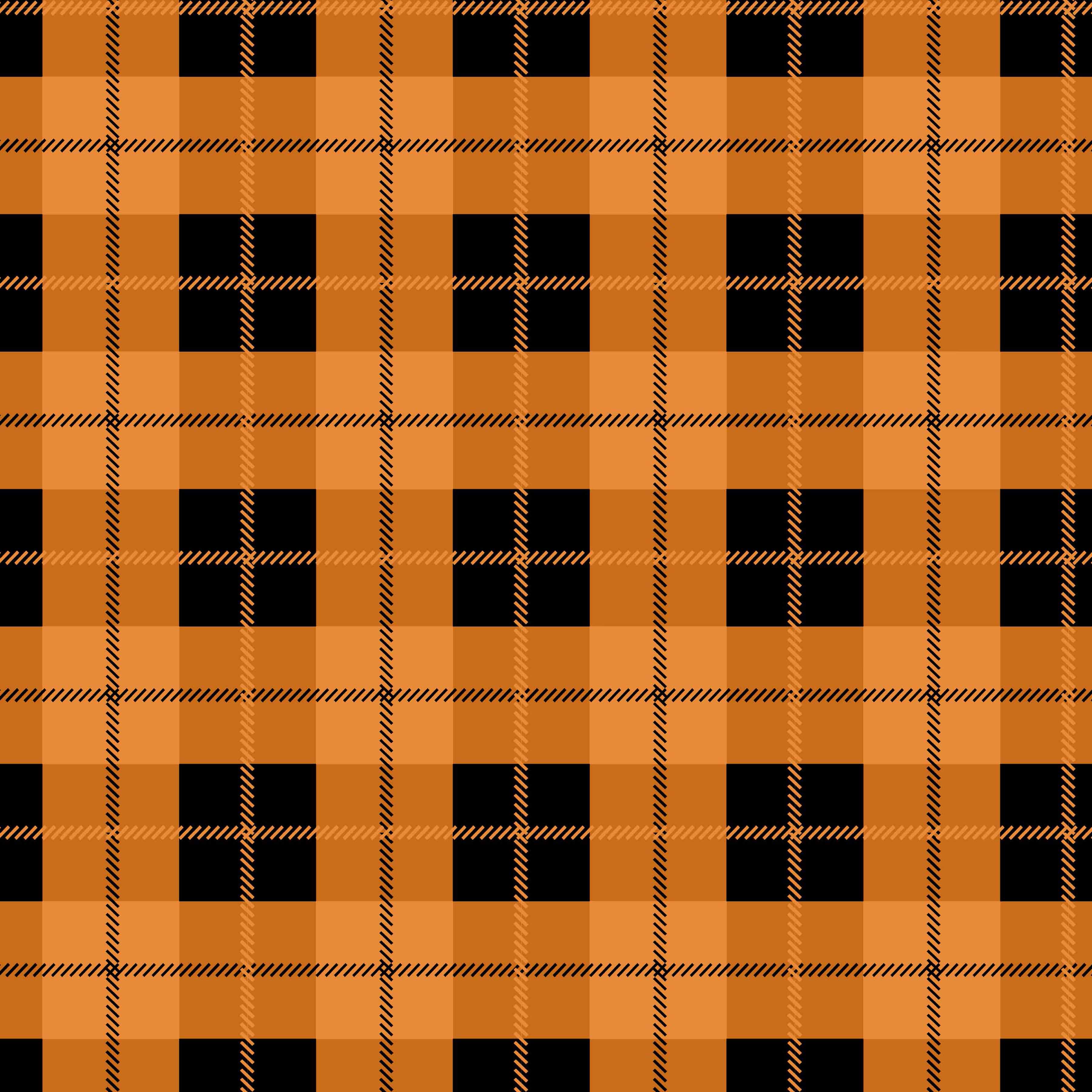 Fall Plaid Seamless Digital Paper - CraftNest - Digital Crafting and Art