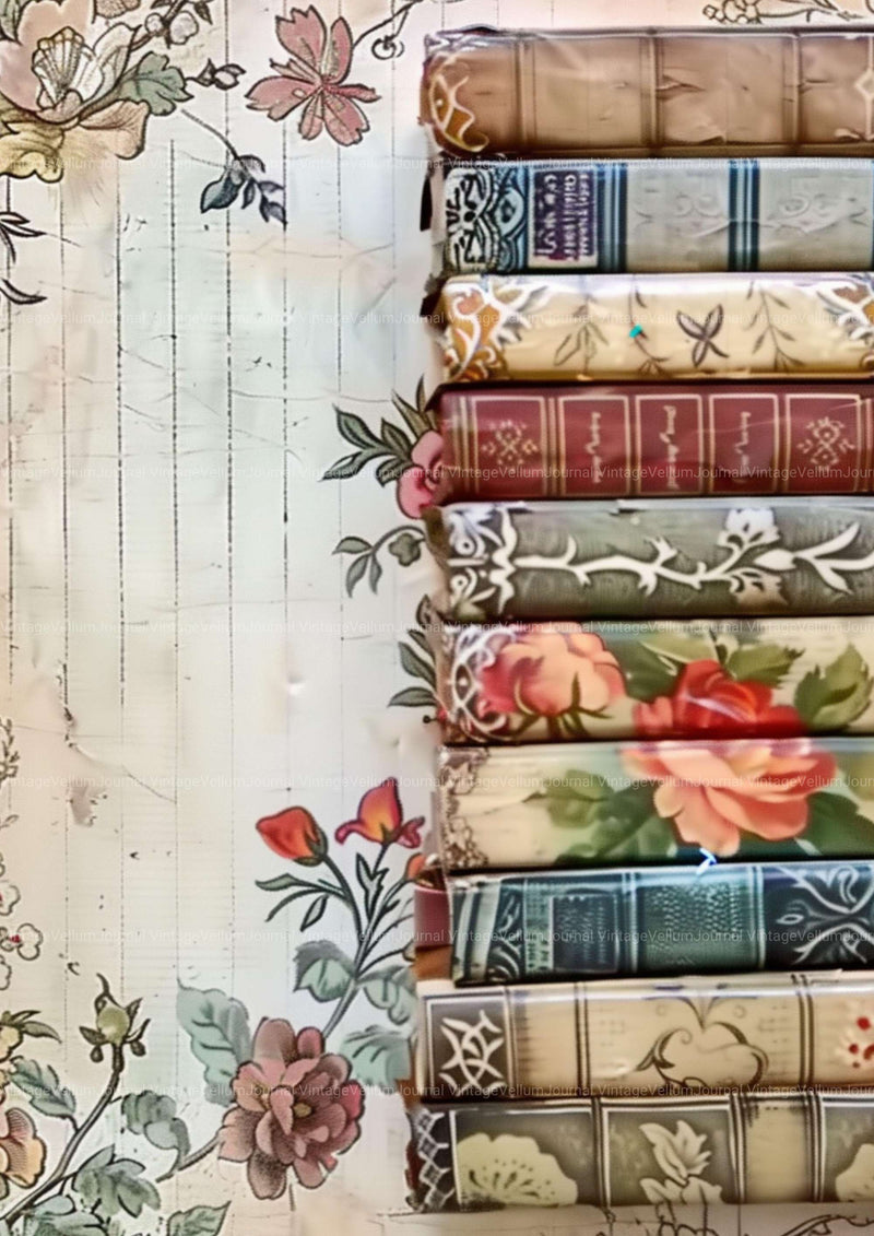 Book Junk Journal Pages - CraftNest - Digital Crafting and Art