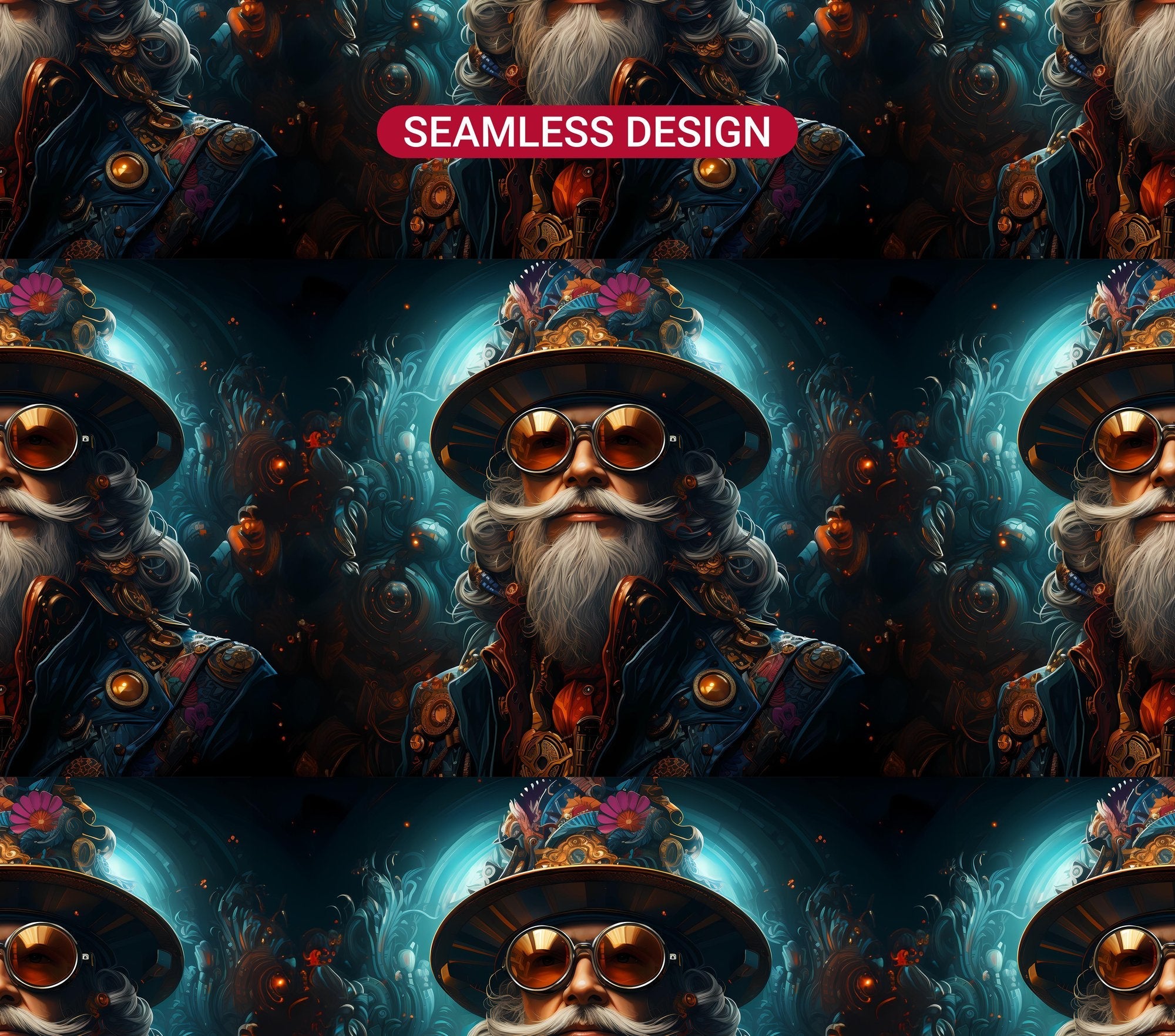 Steampunk Christmas Tumbler Wrap - CraftNest
