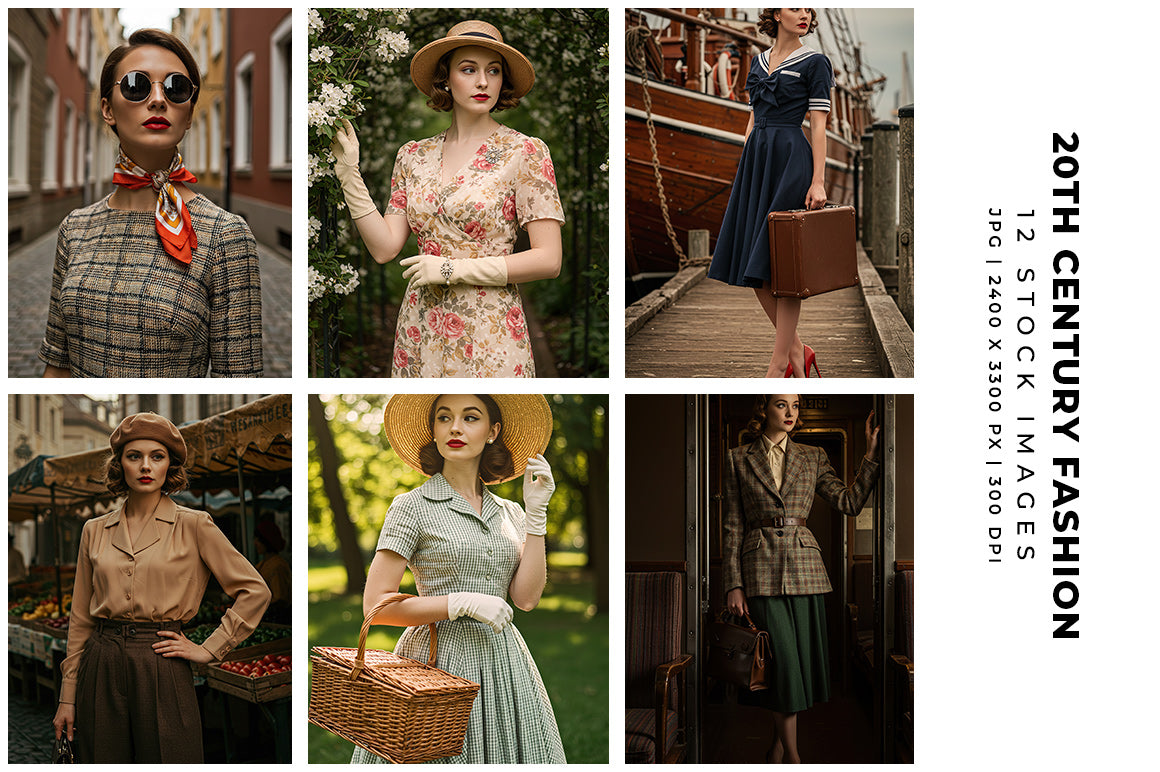 20th Century Fashion - Stock Images