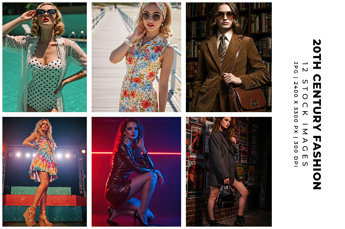 20th Century Fashion - Stock Images