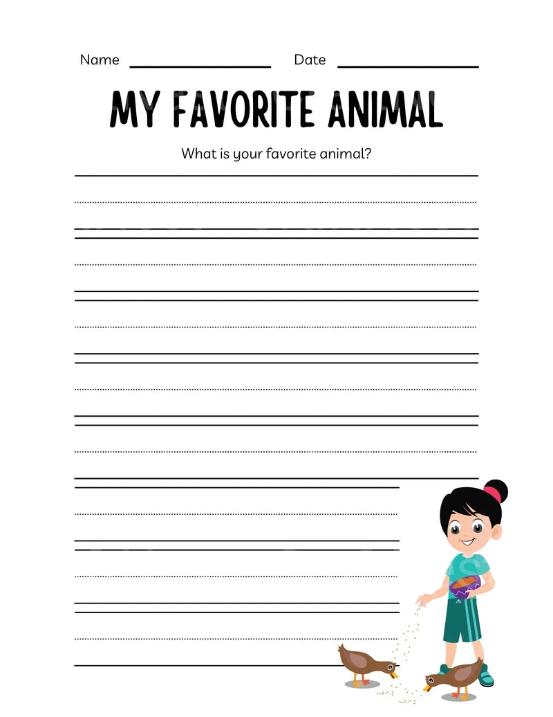 Best Animals Workbook for Kids - CraftNest - Digital Crafting and Art