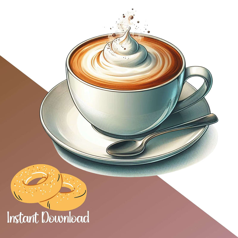Coffee Variety Food Clipart - CraftNest - Digital Crafting and Art