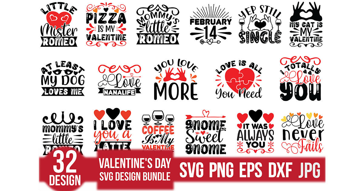 Valentine's Day SVG Bundle 26