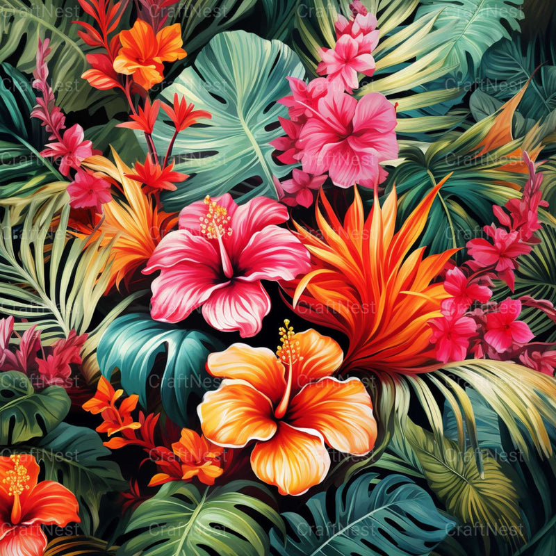 Tropical Bliss Texture Papers - CraftNest - Digital Crafting and Art