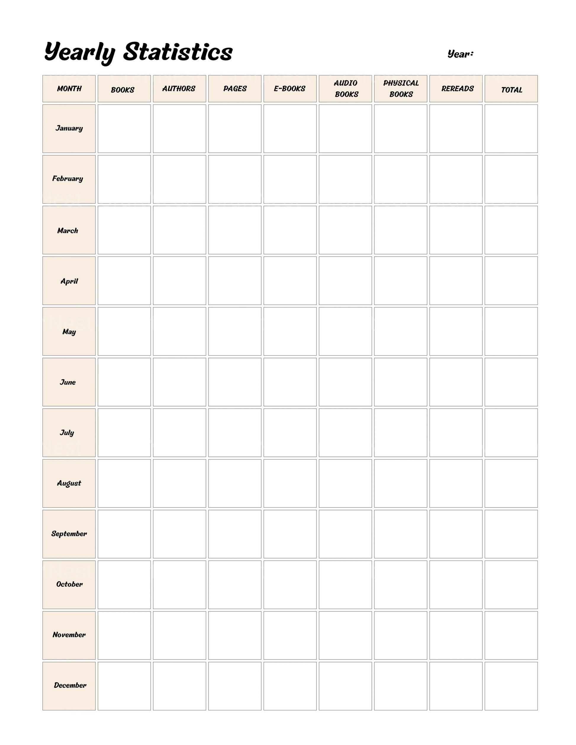 Reading Planner Guide - CraftNest - Digital Crafting and Art
