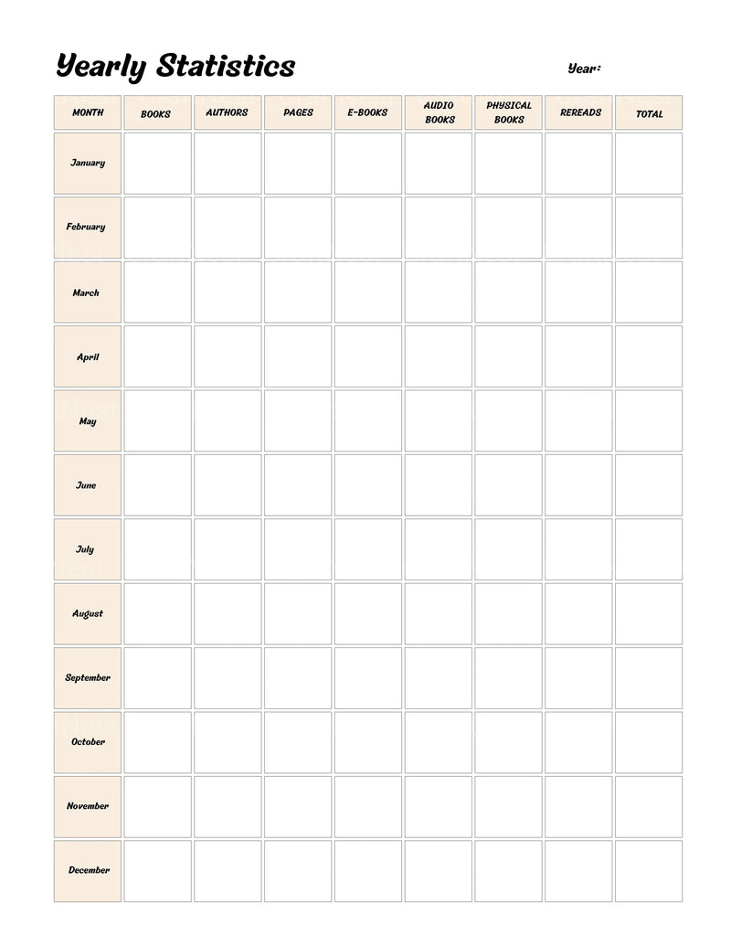 Reading Planner Guide - CraftNest - Digital Crafting and Art