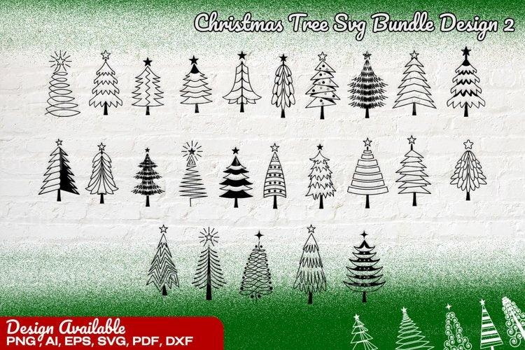 Christmas Tree SVG Bundle - CraftNest - Digital Crafting and Art