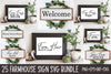 25 Farmhouse Sign SVG Bundle