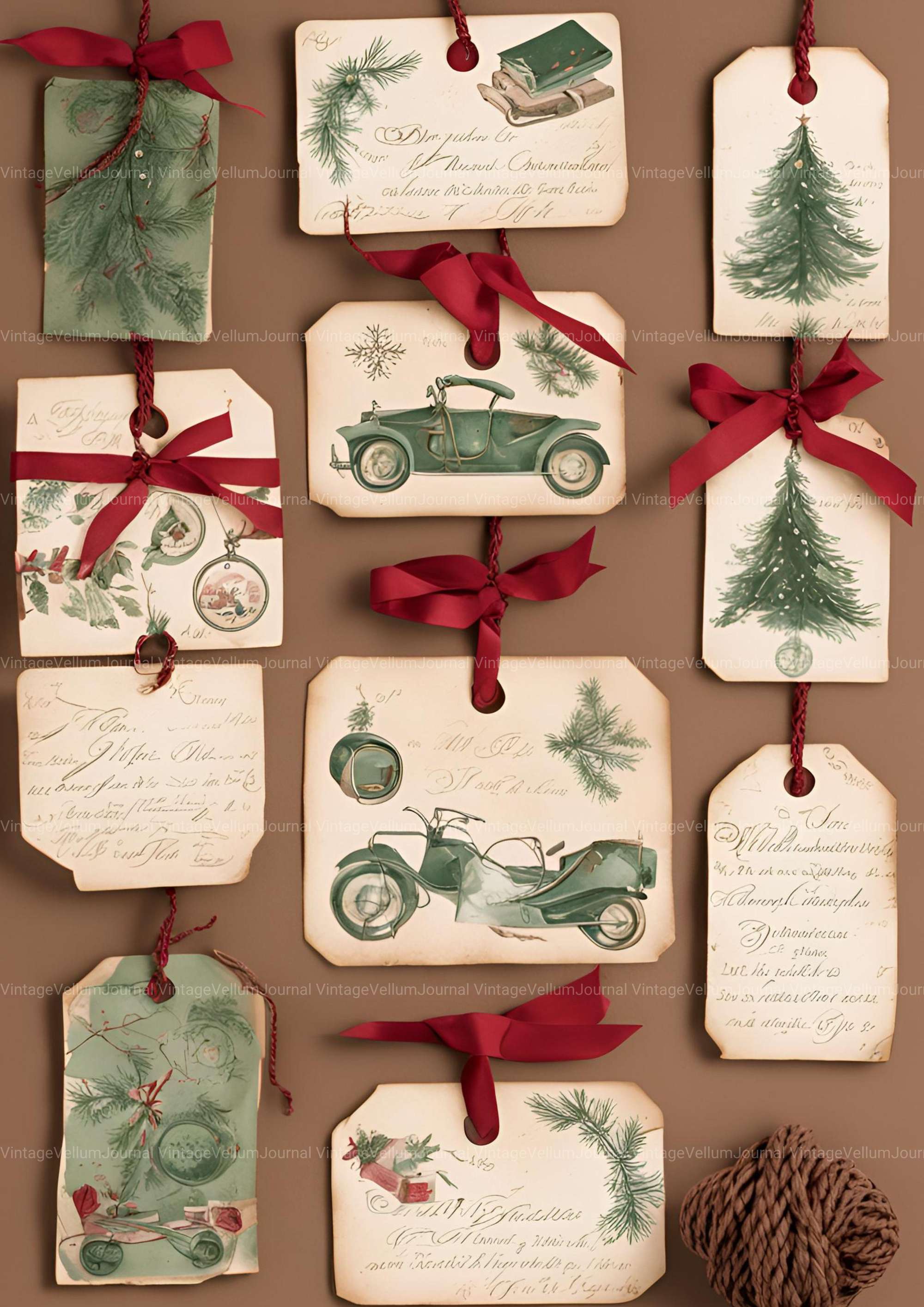 Christmas Junk Journal Pages - CraftNest - Digital Crafting and Art