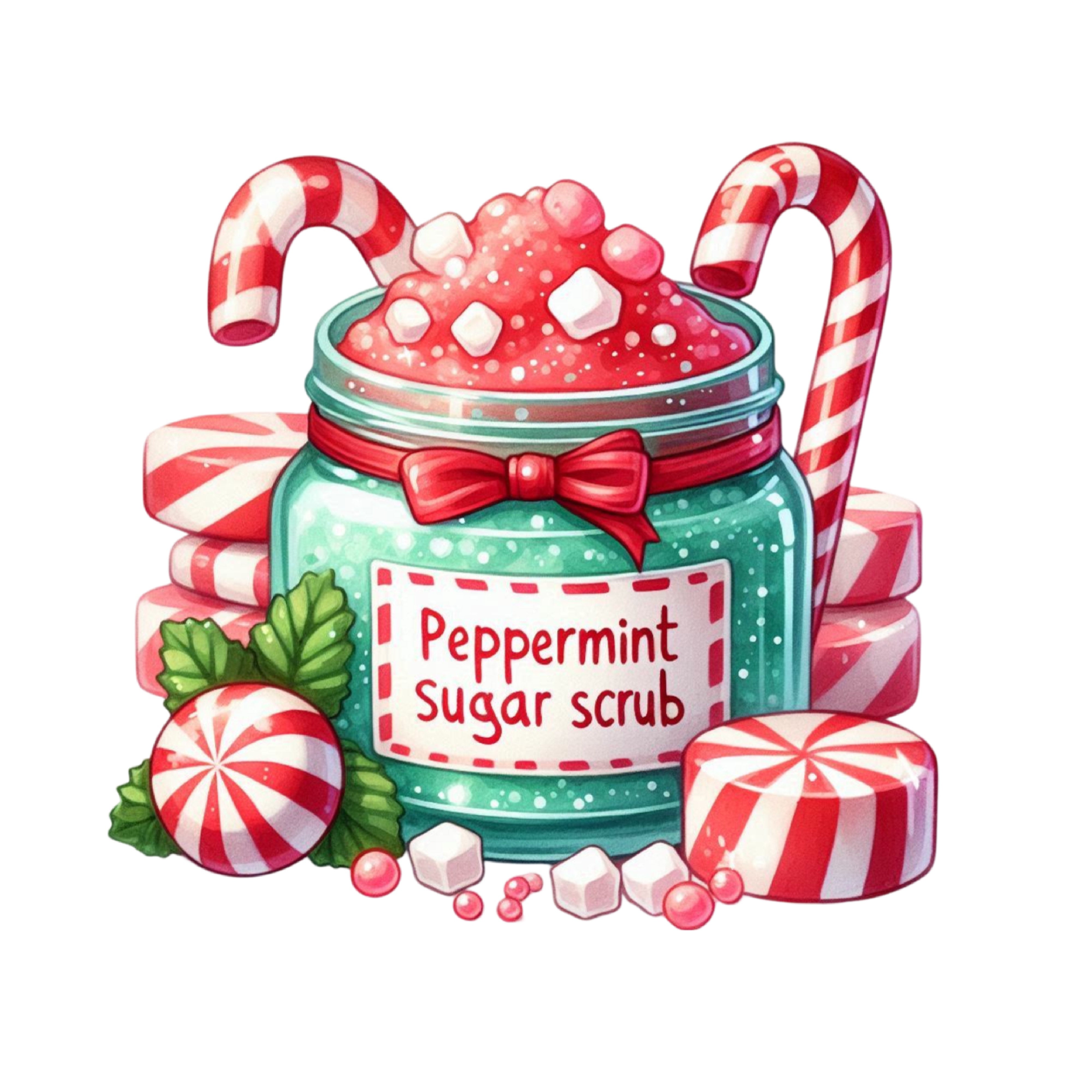 Christmas Candy Peppermint Candy Clipart Bundle