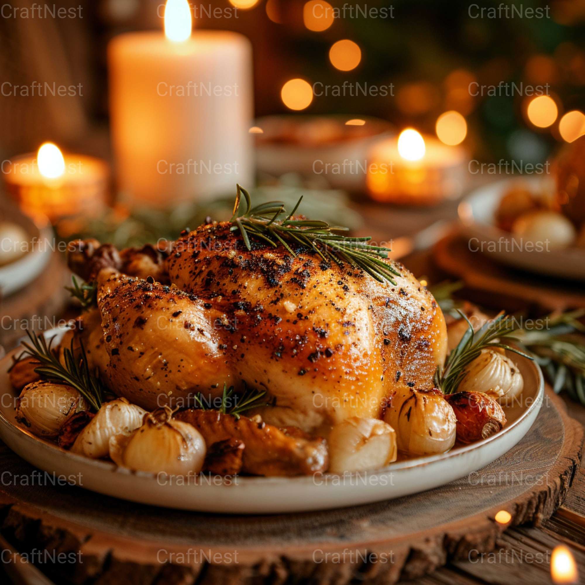 Roasted Chicken Stock Images - CraftNest - Digital Crafting and Art