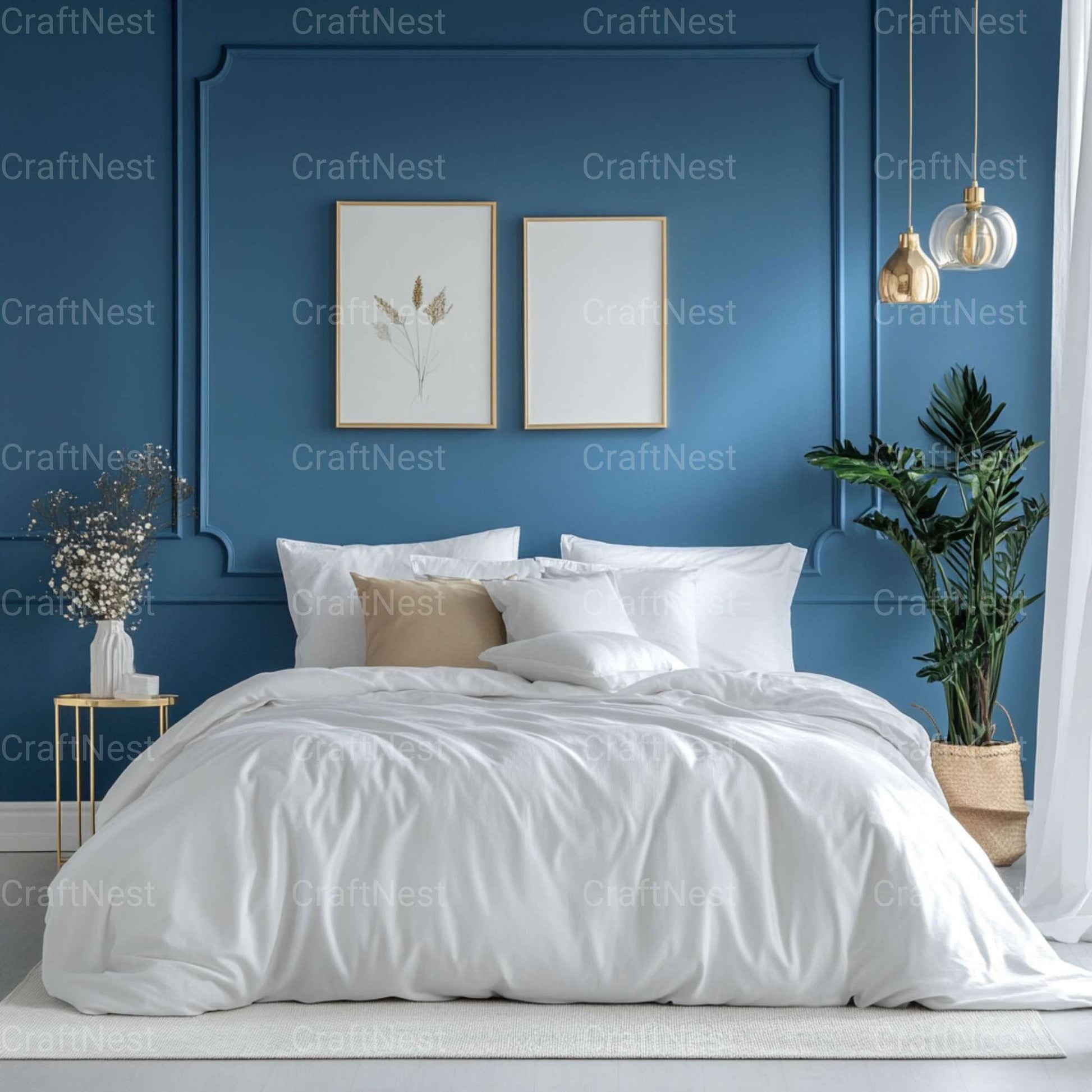 Blue Decor Stock Images - CraftNest - Digital Crafting and Art