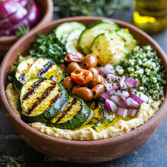 Hummus Bowl Stock Images - CraftNest - Digital Crafting and Art