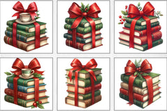 Christmas Book Set Clipart Bundle - CraftNest - Digital Crafting and Art