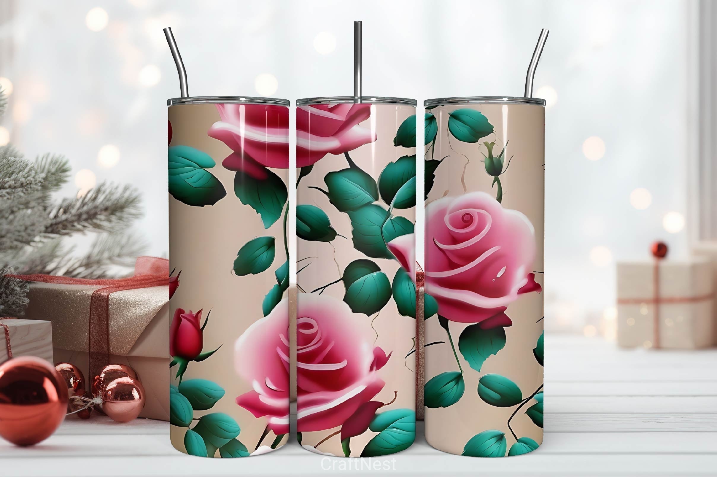 Flower Tumbler Wrap Bundle 29