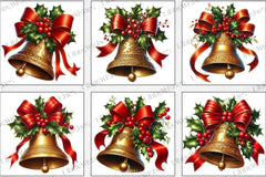 Christmas Bells Clipart Bundle - CraftNest - Digital Crafting and Art