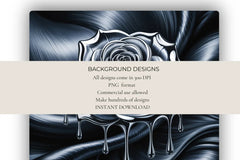 Dripping Roses Background Papers - CraftNest - Digital Crafting and Art